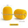 Thickened Triangle Foam Microphone Windscreen - Anti-Pop Protection for Stage and Home Use