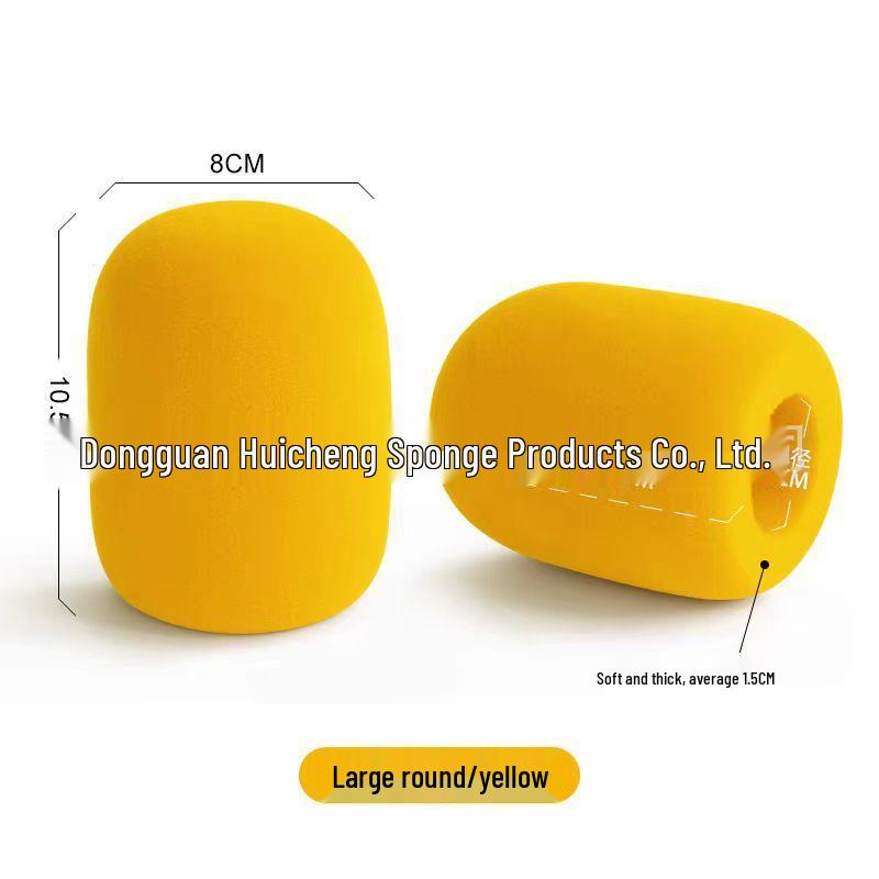 Thickened Triangle Foam Microphone Windscreen - Anti-Pop Protection for Stage and Home Use