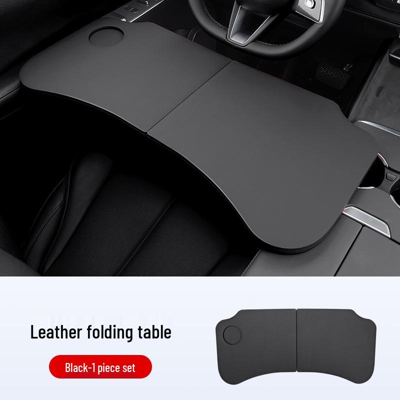 Multi-Functional Car Table: Folding Laptop Stand & In-Car Dining Desk with Cup Holder