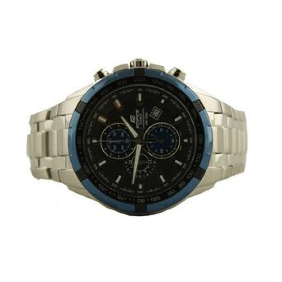 Casio Edifice Analog Quartz Watch Silver Stainless Steel Grey Dial EF539D-1A2V Men's EF539D-1A2V