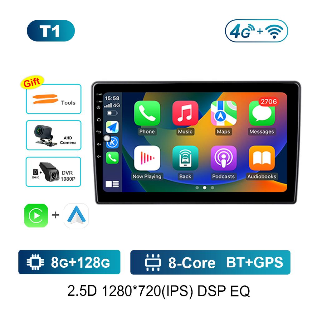 Android Intelligentes System WiFi GPS 9'' für Citroen C3-XR 2019 - 2020 Split-Screen Carplay 4G Autoradio Multimedia-Player WiFi