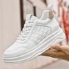 Fashion New Design Casual Flats Anti Slip Skate Footwear Basic Botas Outdoor Genuine Leather Walking Shoes Stylish Lace Up Ankle Boots