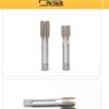 Non-Standard M22 Fine Thread Machine Tap Set: Sizes 1.5, 1.25, 1, 0.75, 0.5, 1.75