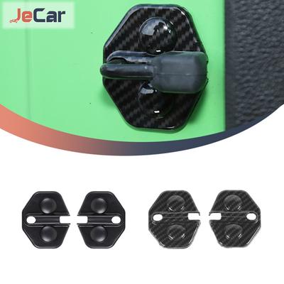 JeCar ABS Copertura Serratura Porta Auto Protezione Fibbia Adesivo Finitura Guscio Fermo Arresto Antiruggine Per Ford Mustang 2009-2013 Auto