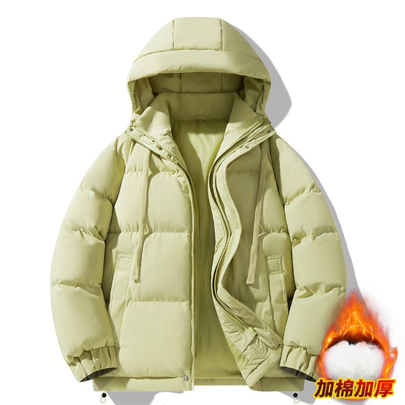 2025 Couple Hooded Padded Clothes Unisex Winter Loose Cotton Jackets Winter Jackets Padded Jackets Cotton Jackets
