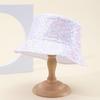Wind Mixed Color Sequined Bucket Hat Female Fashion Versatile Internet Celebrity Face Small Hat Female Foldable Basin Hat