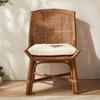 Vintage Vine Chair Harper Indonesian True Vine Middle Vine Weaving Backrest Leisure Backrest Chair Chinese Style A