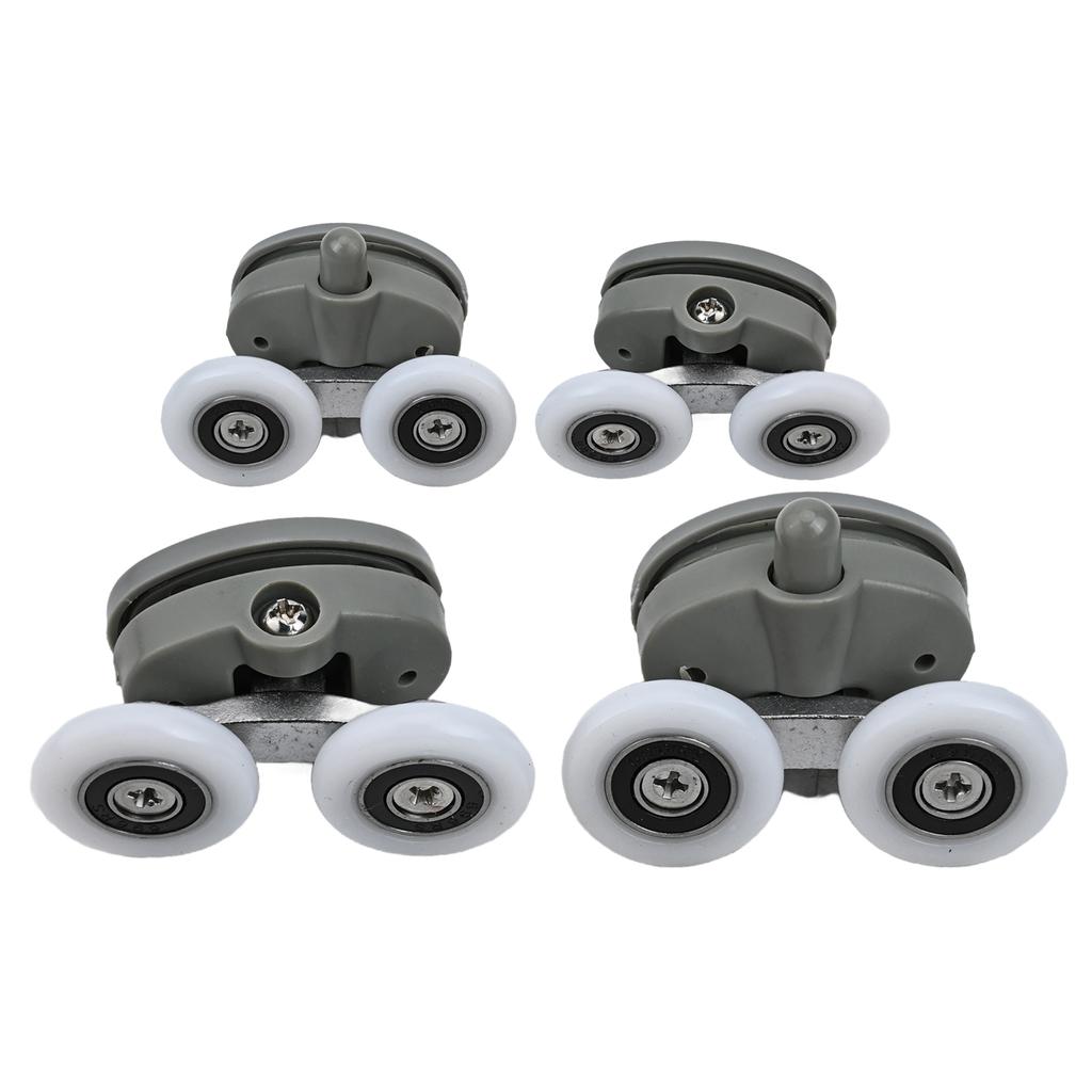Wielen Bovenste & Onderste Rollen Vervangingsonderdelen Vervangende Runner Set Douchedeur 19/23/25/27mm Accessoires Verstelbaar
