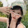 Ins Style High-end Triangular Headscarf for Summer Outings and Rural Style  New Retro Knitted Hollow Headscarf for Women