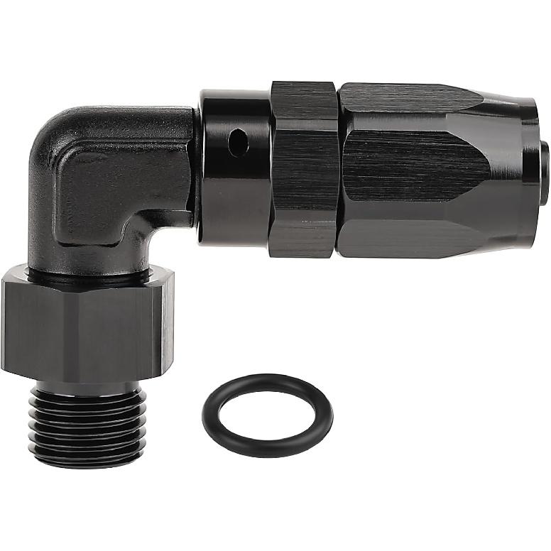 EVIL ENERGY 8AN Hose End to 8AN ORB 90 Degree Fitting Swivel for CPE Braided Hose