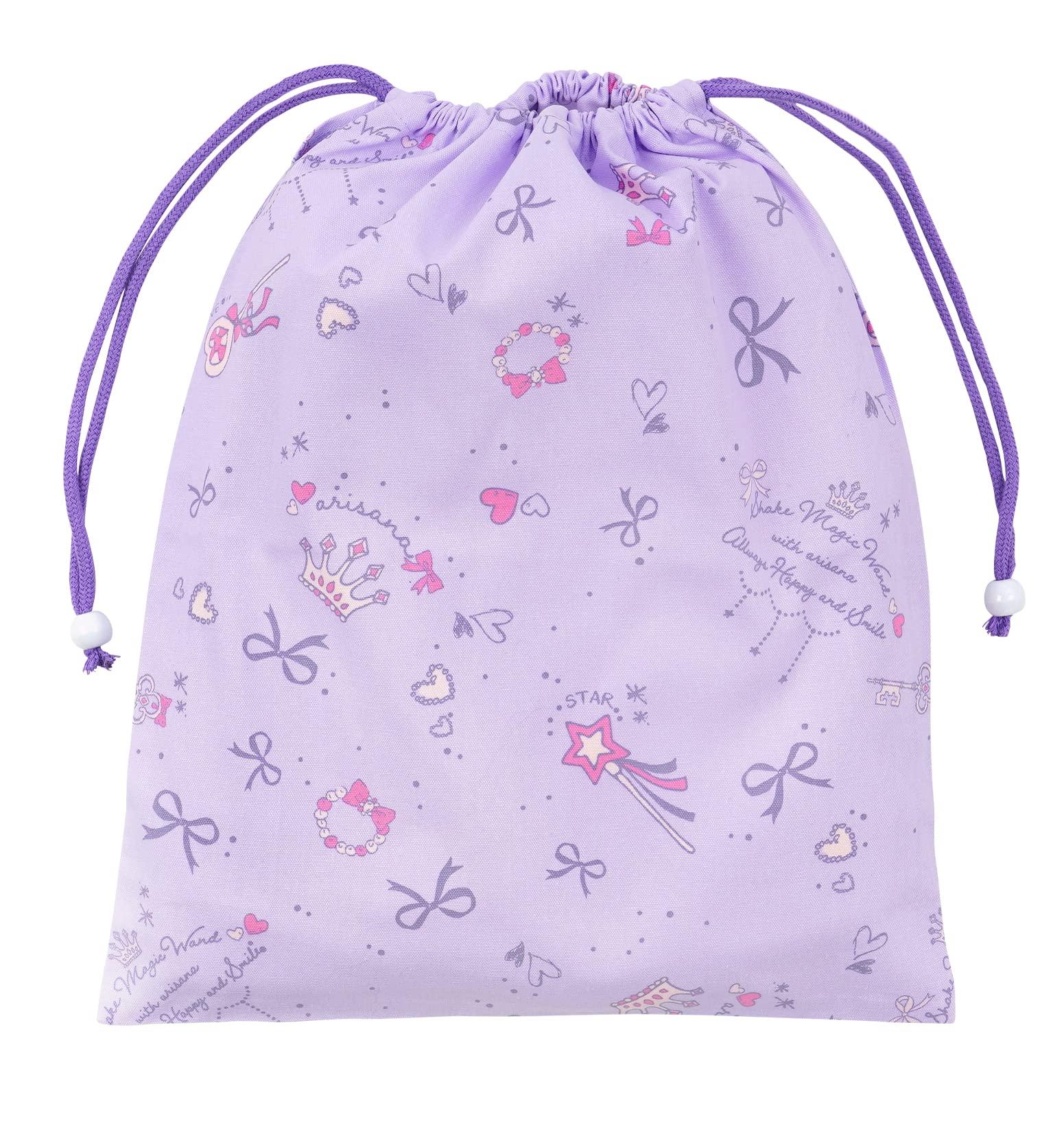 

Arisana Drawstring for Gym Gym Clothes Magical Color K [Arisana] Bag, Large, Kids, Clothes, Girls, Bag, K. Stick, Lavender,