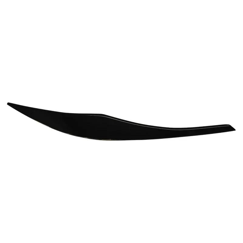 Per BMW Serie 3 E90 E91 2pz ABS Nero Lucido Sopracciglia Fari Palpebra 2005 2006 2007 2008 2009 2010 2011 Berlina / Touring
