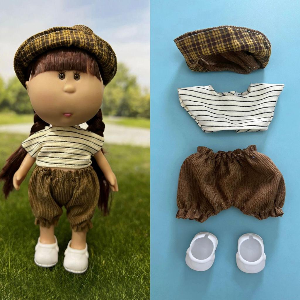 24cm Spanish Potato Doll Mia: Creative Dress-up DIY Ornament with Gift Box Packaging