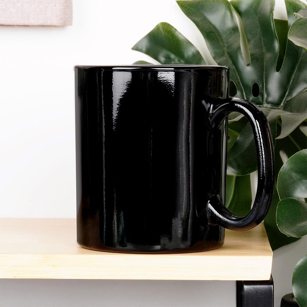 Set of Coffee, Tea, Herbal Mugs, Cup Set, Black x6