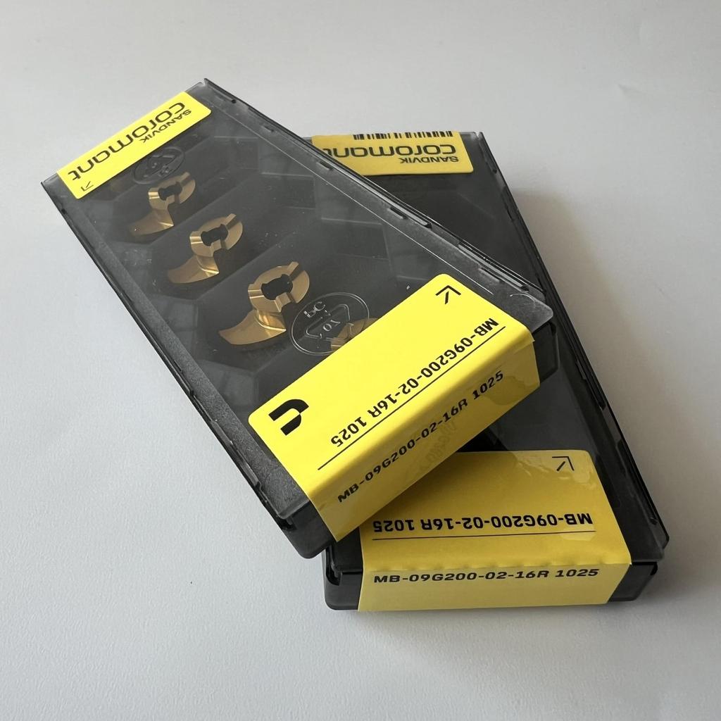 Sandvik / MB-09G200-02-16R 1025 / Original Swedish Hard Alloy Blade 5 Pcs