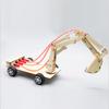 Hydraulic Excavator Model Educational Wooden Science Experiment Toy DIY STEM Toy for Kids Students