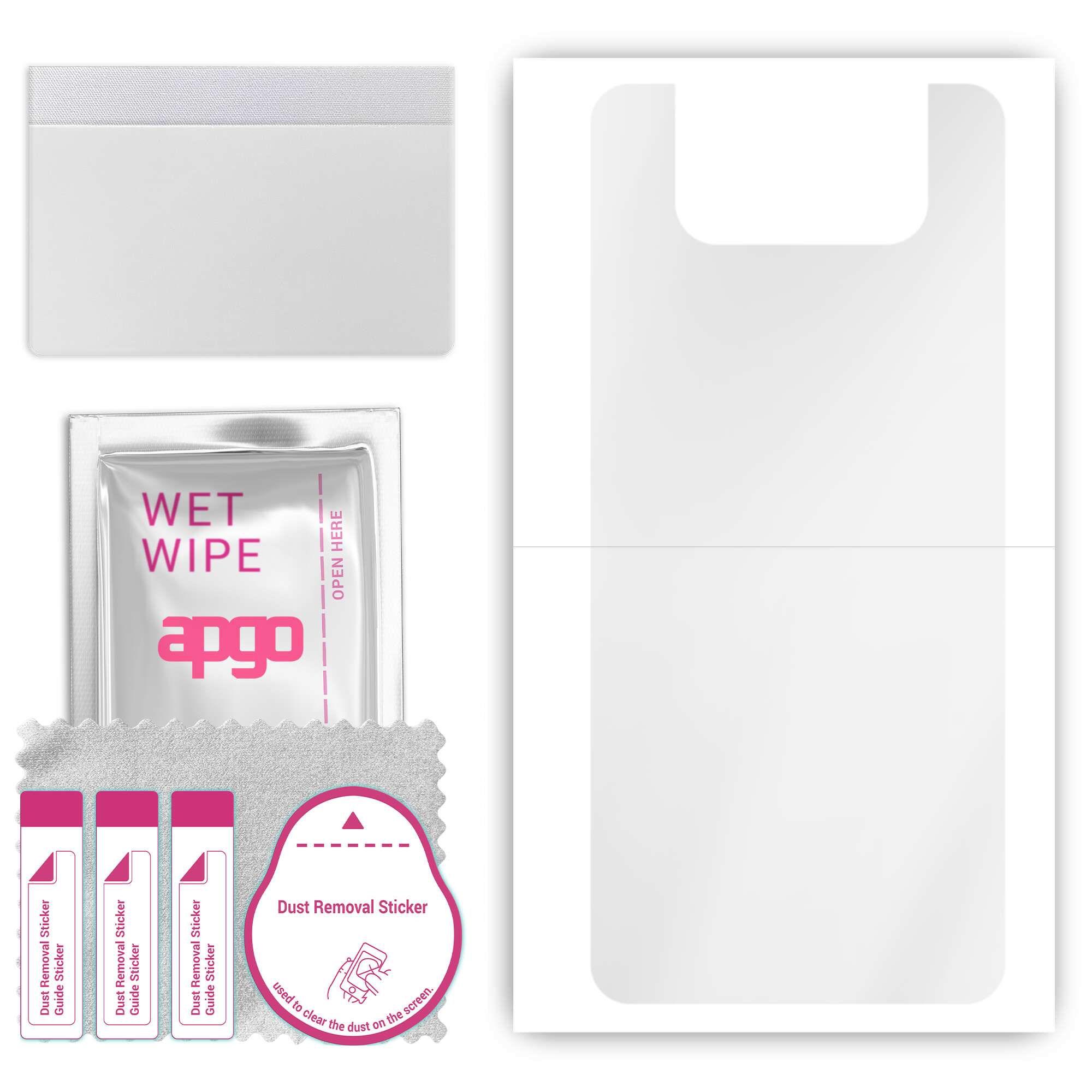 

apgo Ultra Clear Protective Skin Sticker для задньої панелі, сумісної з Asus Zenfone 7 ZS670KS, Wrap Film, Hydrogel Film, Flexible, Soft TPU with poziti
