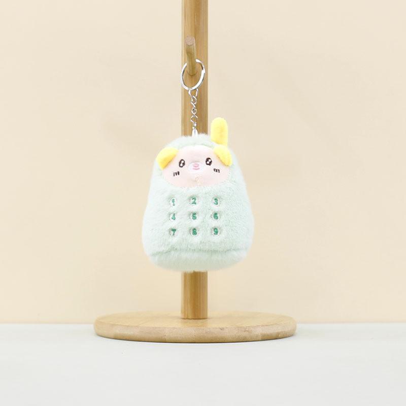 Adorable Llavero de Oso de Peluche Encanto Linda para Teléfono Móvil Accesorio de Muñeco de Peluche Suave