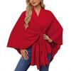 Women's Elegant Solid Color Shawl Coat Cloak - 2024 Bestseller