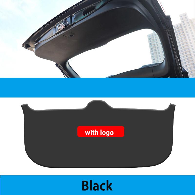 Car Rear Trunk Tailgate Anti-kick Protective Mat Leather Decoration Pad For Mitsubishi Outlander 2016 2017 2018- Accessories