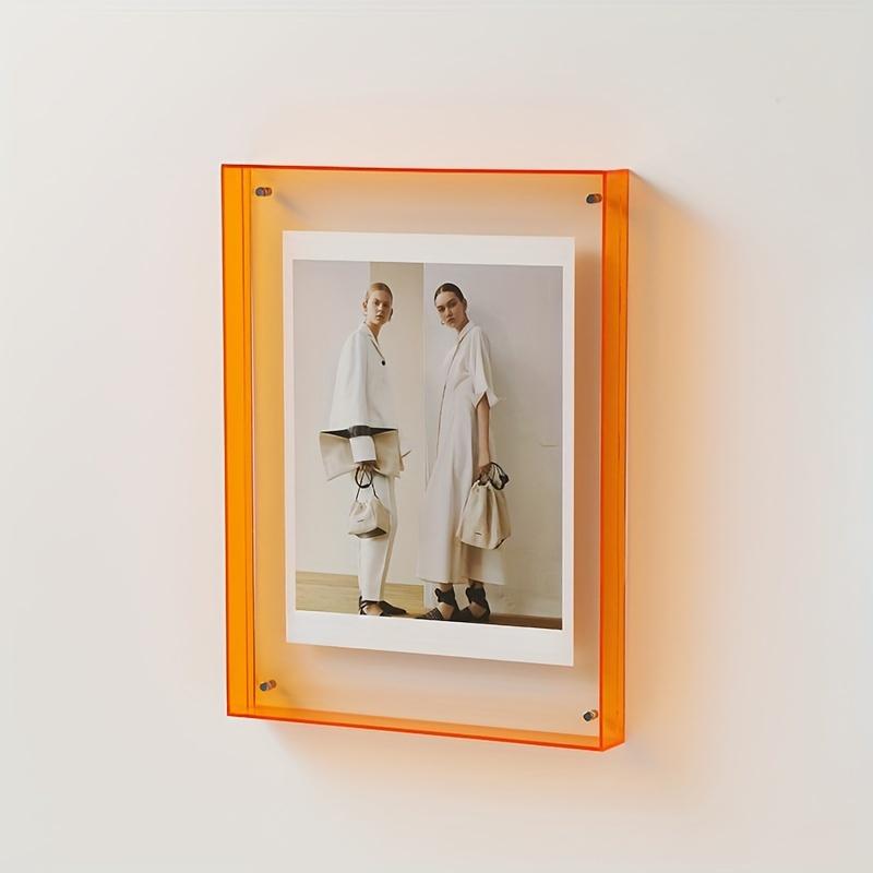 DIY Transparent Acrylic Poster Frame - Perfect for Bedroom and Desktop Display, 1pc