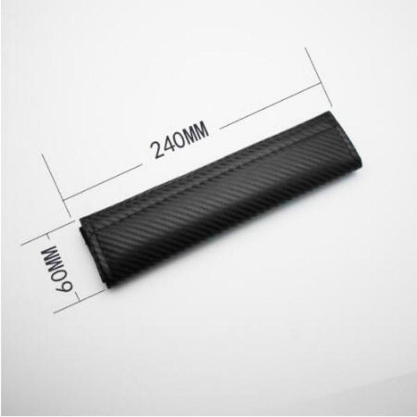 2 pieces car seat belts covers pads for Golf 4 5 6 MK5 MK6 MK7 CC B6 B7 golf 7 gti Polo Carbon fiber padding belt shoulder sleeve