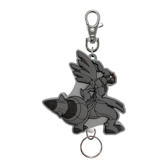 SK Japan Pokemon Rubber Reel Keychain Zekrom 16460 Pokemon