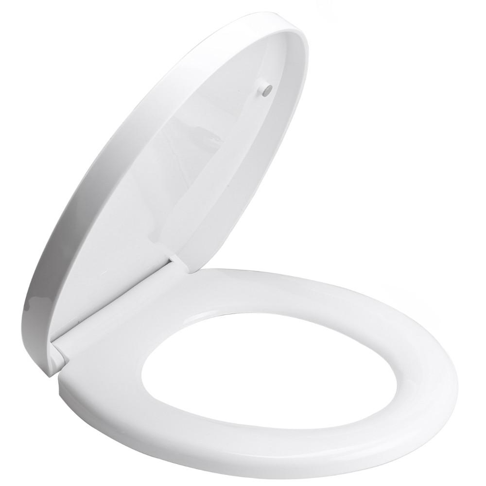 Toilet Seats with Slow Close Hinges Cover Toilet Accessory Portable Slow Down Seat Cover Bathroom Fixture Toilet Parts