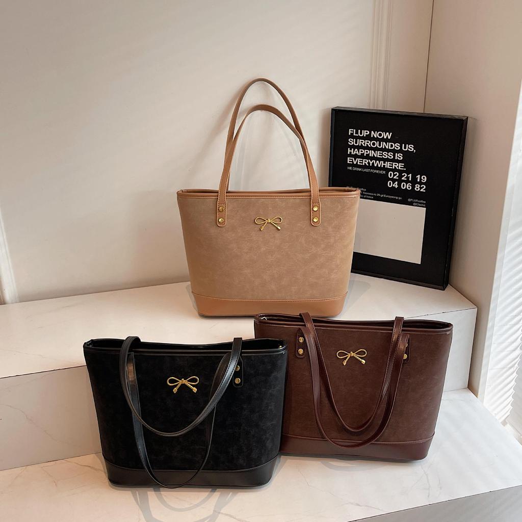 Women's 2025 Winter High-End Versatile Tote Bag - Large Capacity Commuter Shoulder Design