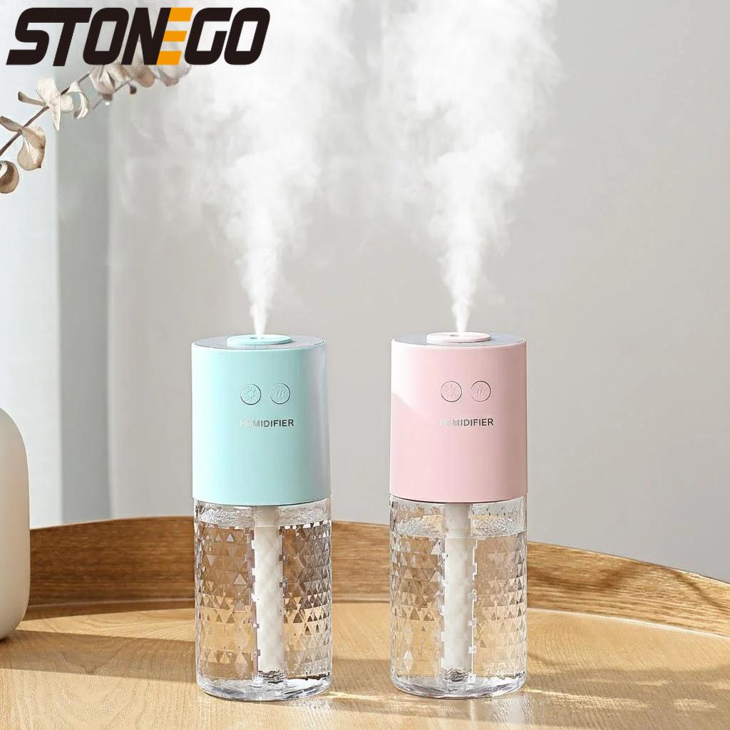 Car Home Air Humidifier Crystal Projection Lamp Essential Oil Humidifier Household Accessories