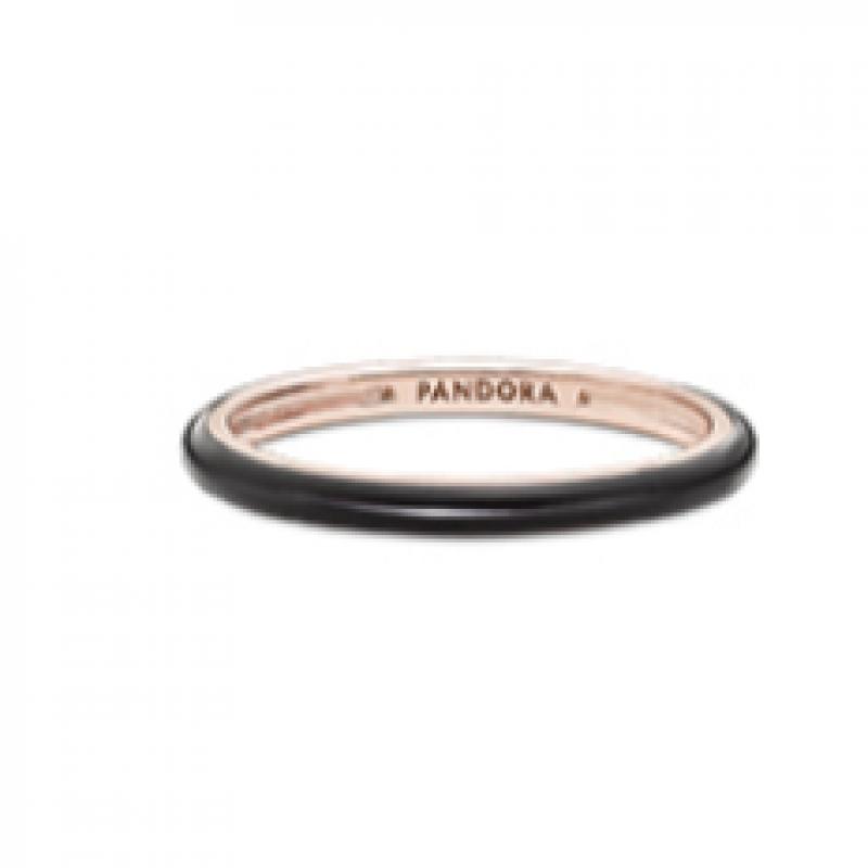 Pandora Black Enamel Ring 189655c01