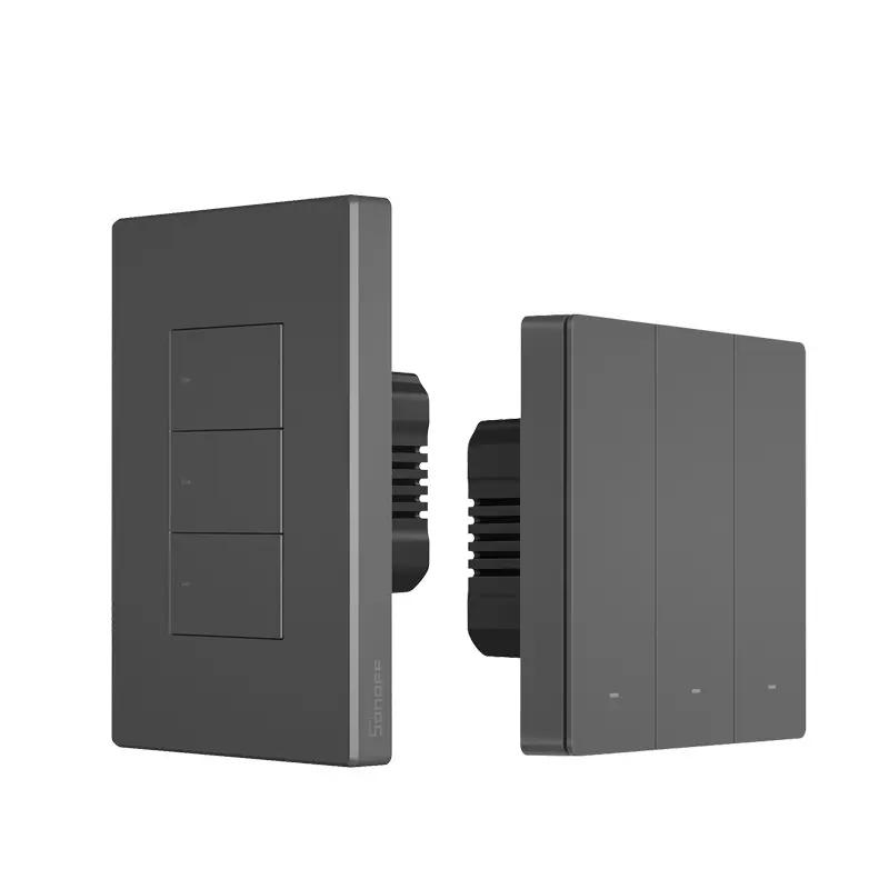 SONOFF M5 SwitchMan Smart Wall Switch 1/2/3 Gang 80 86 120 Type Mechanical Push Button Smart Switch Support Google/Alexa
