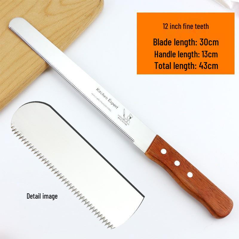 Stainless Steel Crumb-Free Serrated Bread & Cake Knife