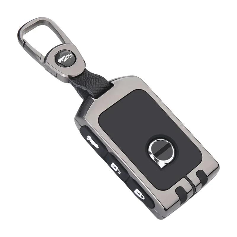 Car Zinc Alloy Key Case Holder Cover Shell For Volvo XC40 XC60 S90 XC90 V90 2017 2018 T5 T6 T8 Fob Smart Key Protection Bag