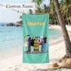 El Chavo Custom Name Printed Beach Towel Personalized Soft Towel For Swimming Beach Travel