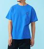Lee Back Print Logo Short Size S Men's T-Shirt, Sleeve, Blue,