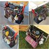 Detachable Waste Bag Rack Portable Folding Table Storage Net Shelf Bag Stuff Meshes for Picnics Outdoor Camping Barbecue