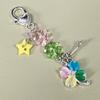 Four Leaf Beaded Phone Chain Y2K Trendy Leaf Clovers Pendant  Hanging Ornamnet