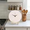 Paint-Your-Own Wood Wall Clock with Blank Round Face and Low-Noise Clock Unit for Family Art and Home Display Use