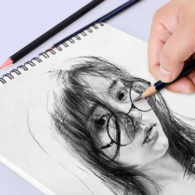 30Pcs Charcoal Earser Knife Drawing Pencil Sketch Painting Canvas Pencil Bag Set Christmas Gift for Kid