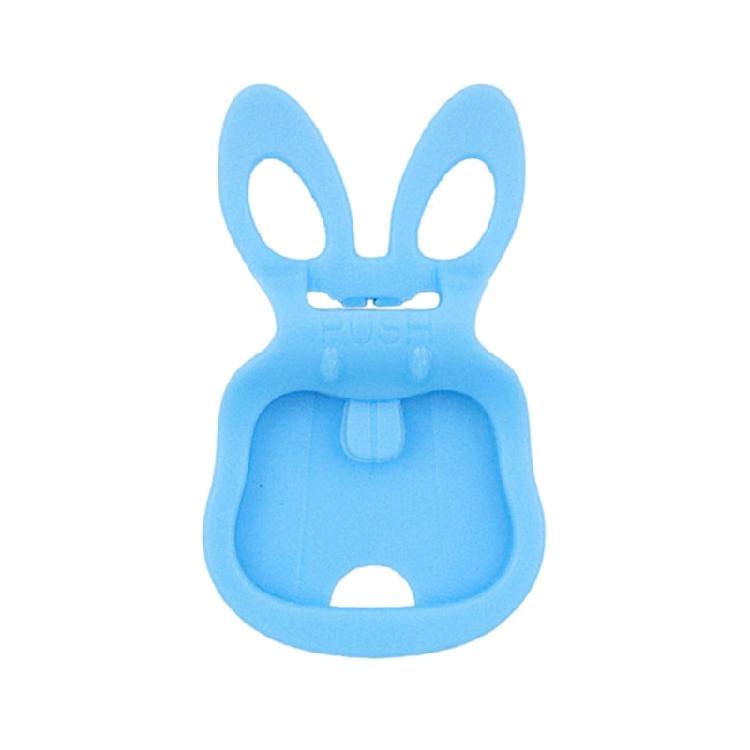 

Practical Rabbit Head Shaped Sodas Can Opener Plastic Opener Bottle Lid Lifter With Ergonomic Grip For Daily Use синій