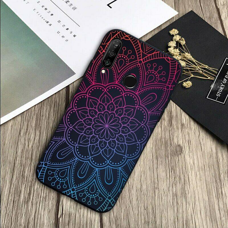 Mandala Flower Totem For Huawei Nova 5T 9 10 SE 7i 8i 11i 12i Y73 Y90 Y70 Y72 Y61 Y91 P60 Pro P40 P30 Lite Case