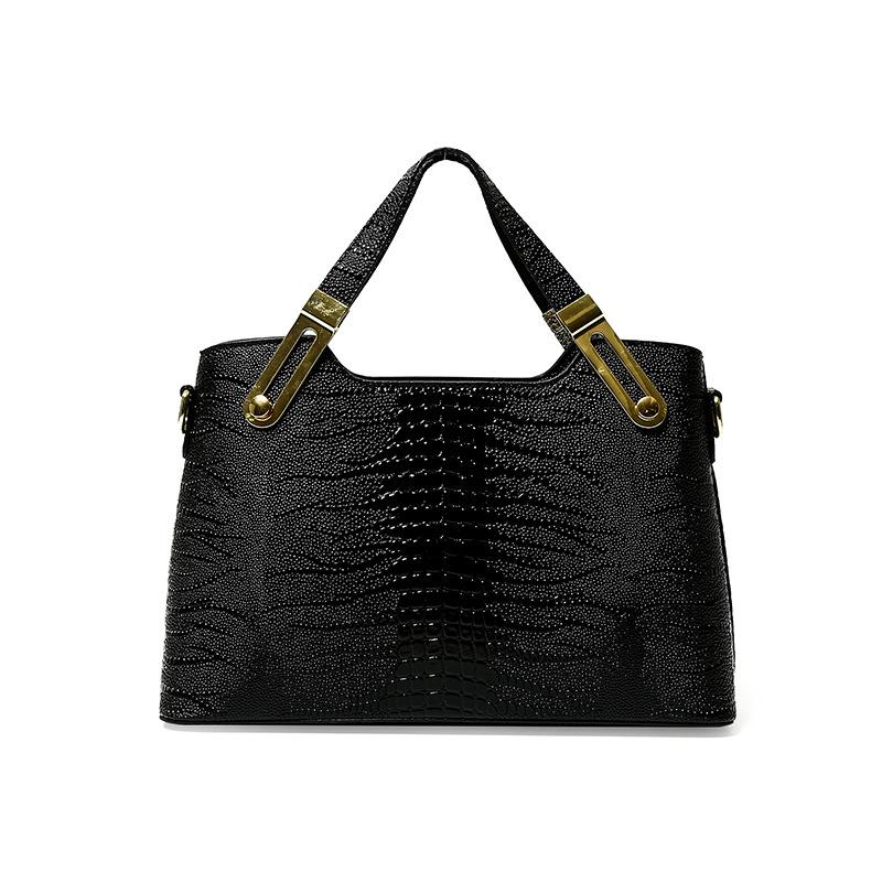 

Женская сумка, новый стиль, женская сумка, корейская версия с рисунком ящерицы, женская сумка среднего возраста, простая и элегантная сумка для мамы