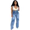 Women's European & American Denim Overalls - Summer Casual Zipper Washed One-piece Long Pants