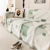 Checkered Chenille Sofa Towel Four Seasons Universal All-Inclusive Sofa Cover Dust Cover Living Room One-Piece Sofa Large Cover Cloth