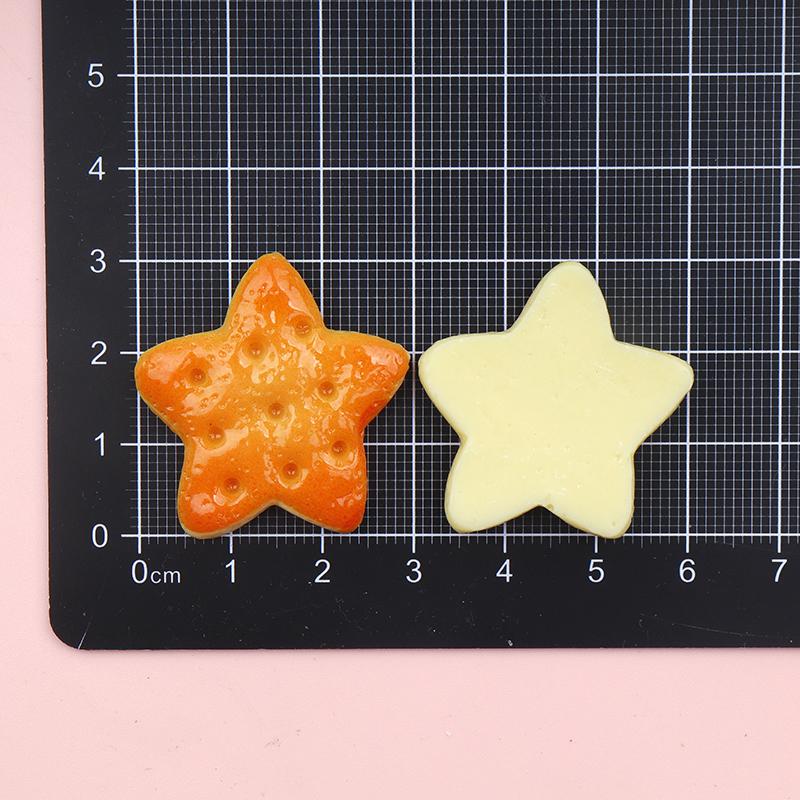 10/100pcs Kawaii Cookie Simulation Food Art Supply Flatback Cabochon DIY Dollhouse Craft Decoration Miniatures