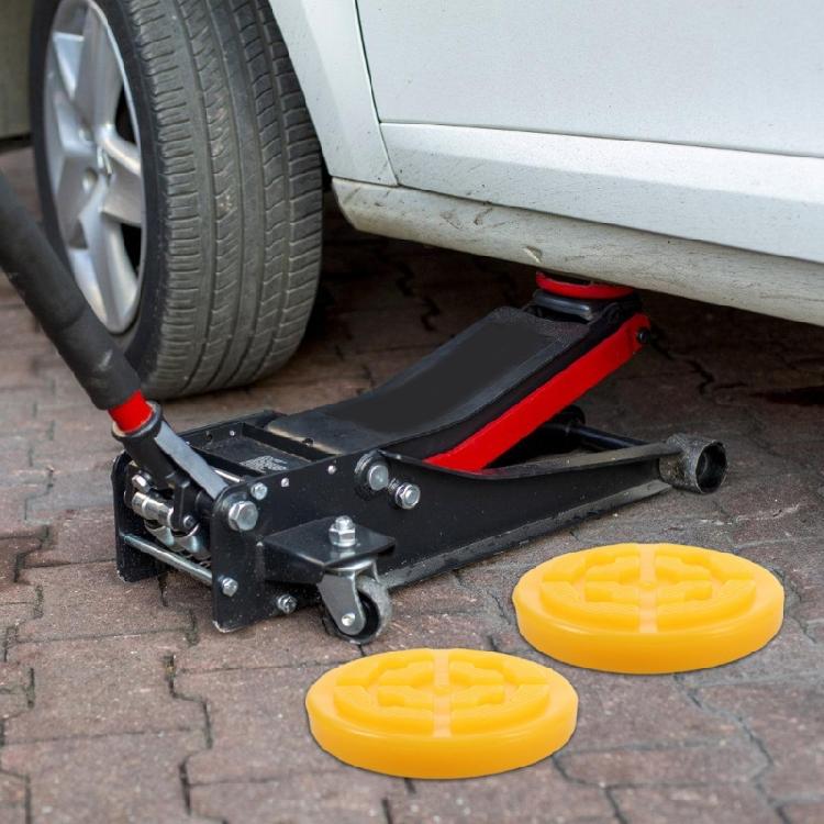 Lifting Platform Pads Round Auto Lift Platform Pads Heavy Duty Protective Mats Support Pads for Double Column Lifts