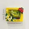 France Alsace Wine Estate Resin Fridge Magnet Stickers Travel Souvenir Gift Landscape Refrigerator Magnet Home Kitchen Decor