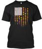 Unique American Kente Cloth Flag TShirt Summer Unisexs Cotton ONeck Short Sleeve TShirt New Size S3XL