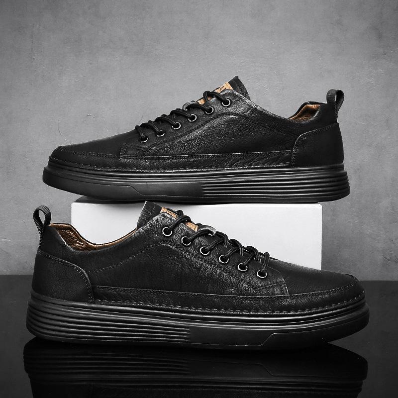 2026 New Casual Shoes for Men Shoes Design Sneakers Male Comfortable Cow Leather All-match Comfortable Skate Shoes Man